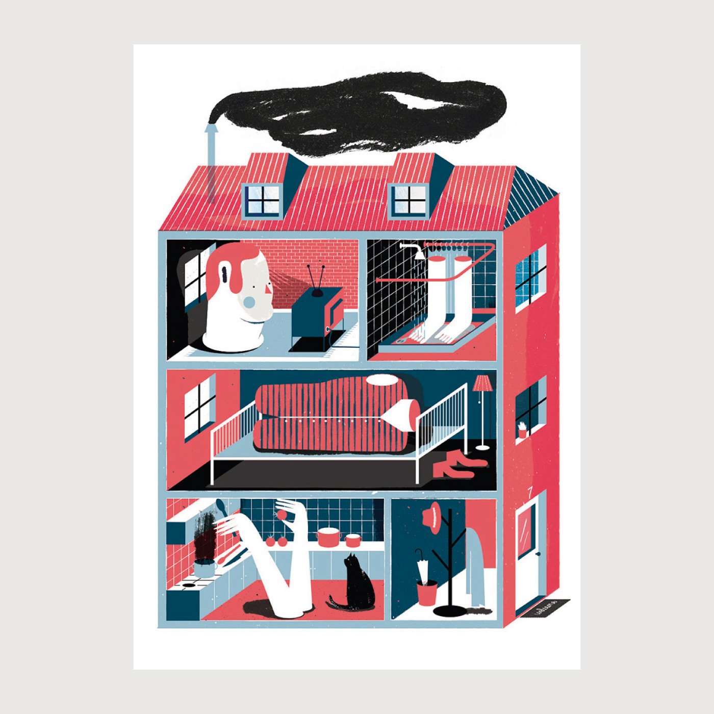 End of Day - Tiago Galo Print End of Day - Tiago Galo na Apaixonarte