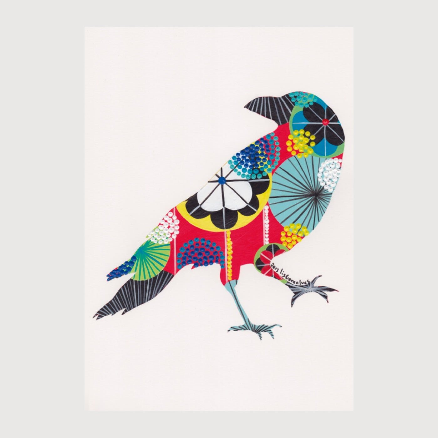 Crow - Lis Print Crow - Lis na Apaixonarte