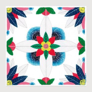 Print mix tiles - Lis na apaixonarte