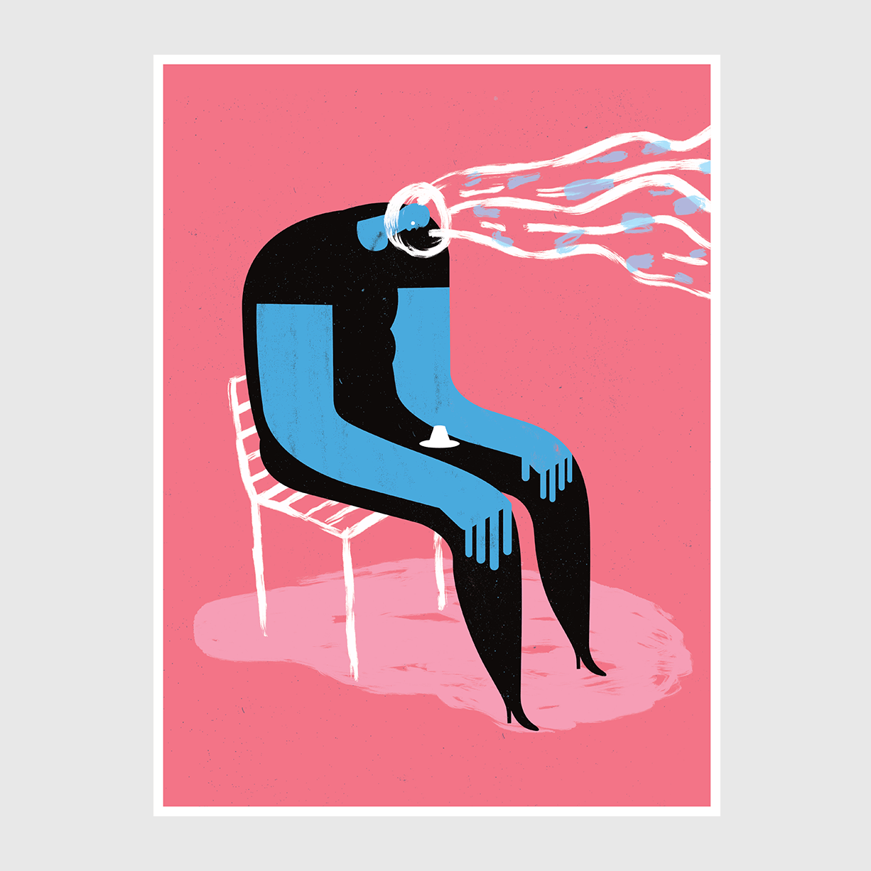 Blown Away Mind - Tiago Galo Print Blown Away Mind - Tiago Galo na Apaixonarte