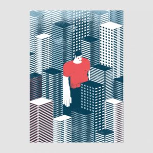 Print Lost in the City - Tiago Galo na Apaixonarte