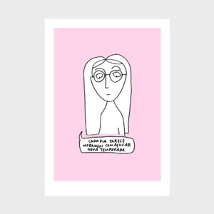 ilustração sobre Morangos com Açucar de Clara Não