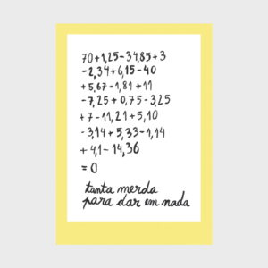 ilustração sobre Merda de Clara Não