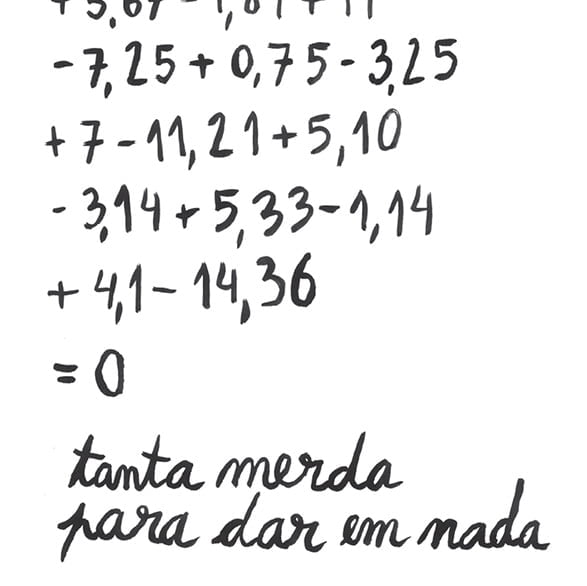 Clara-Não_Apaixonarte-8a ilustração sobre Merda de Clara Não