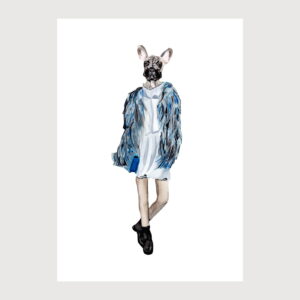 cao vestido ilustracao karina krumina