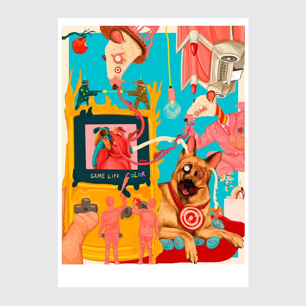 game-life-Rita-Ravasco-Apaixonarte game life print rita ravasco