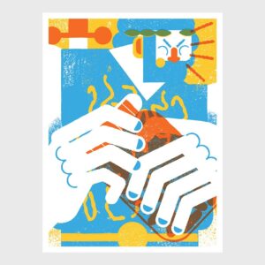 bean jar hercules ilustracao por tiago galo