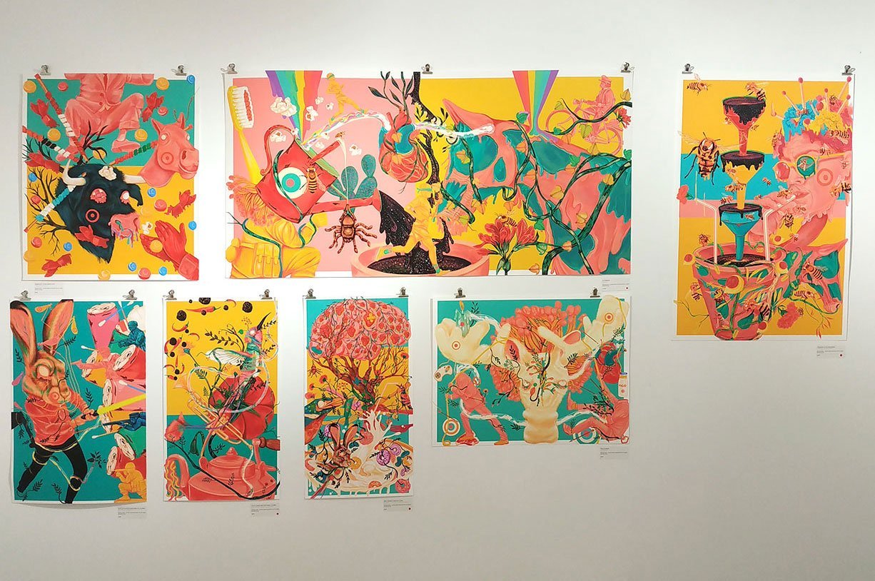 Rita-Ravasco teimosas ervas daninhas exposição