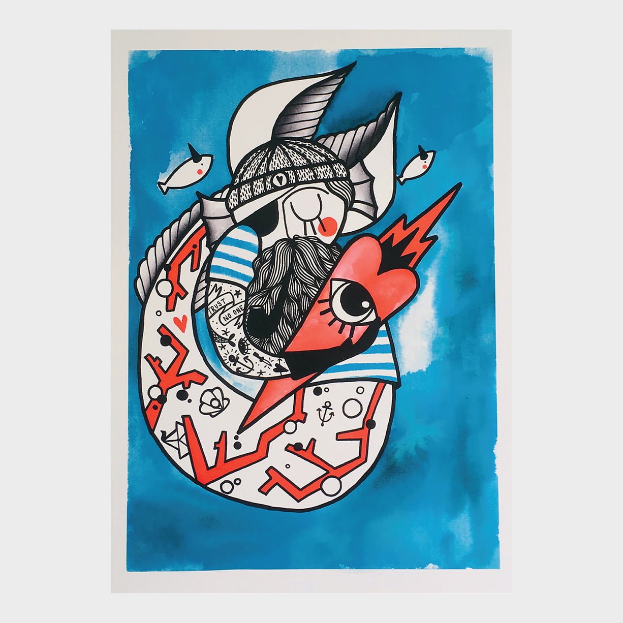 Pitanga-Trust-No-One Pitanga-Trust-No-One print