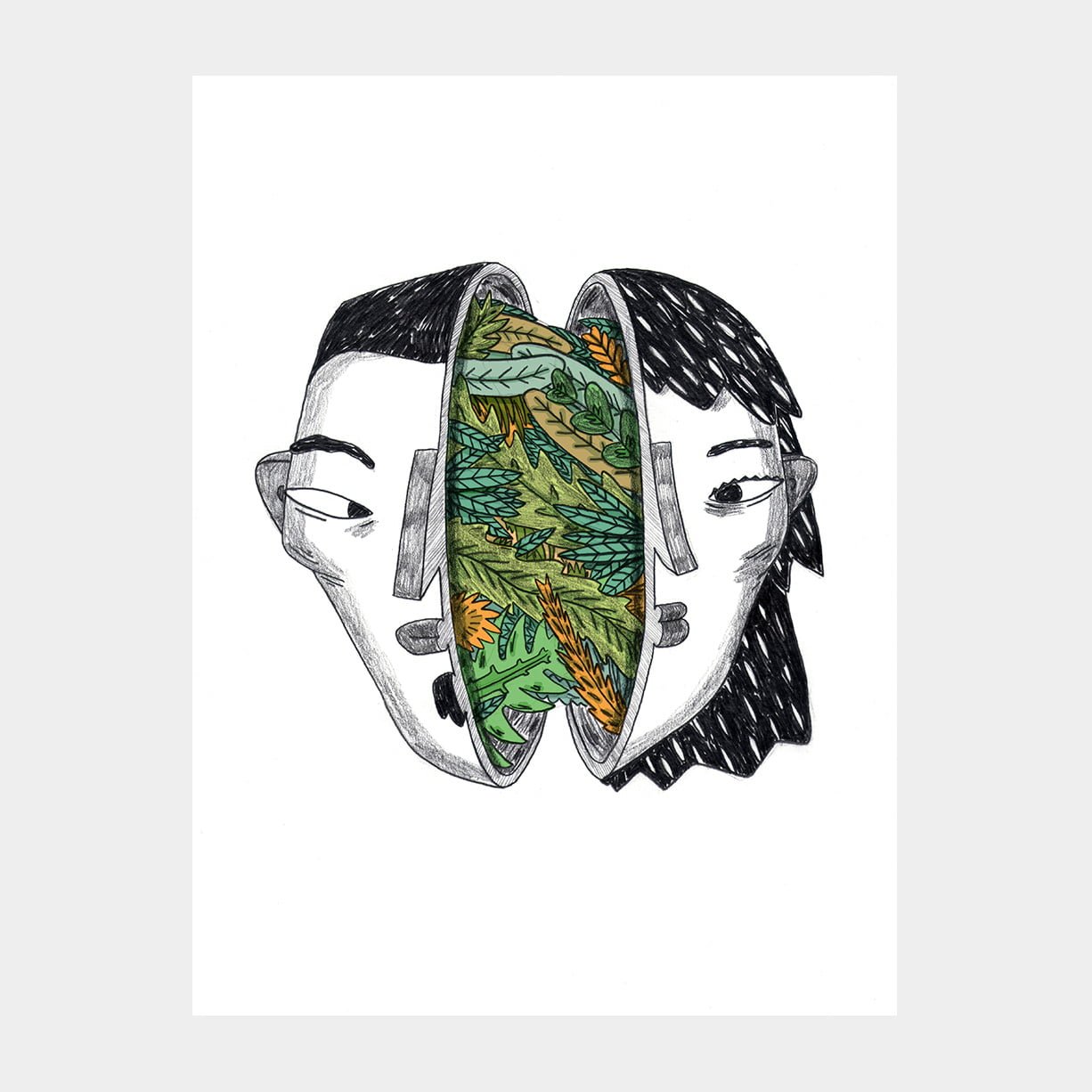 iguais-Ricardo-Ladeira homem e mulher unidos pela natureza