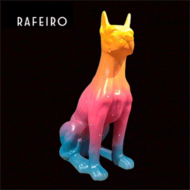 Rafeiro-Mariana-PTKS-gif Great dane dog spray painted universe mariana ptks