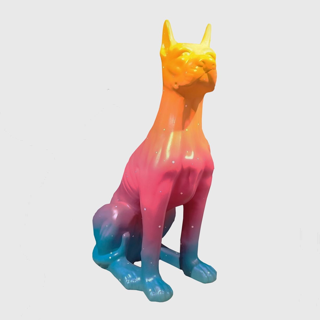 Rafeiro-Mariana-PTKS Great dane dog spray painted universe mariana ptks