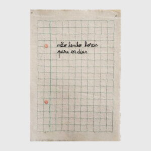 cosido a mao frase clara nao