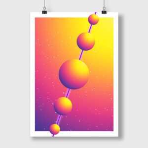 planets circle light