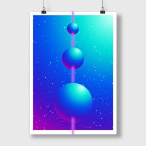 planets circle light