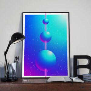 workspace line planets