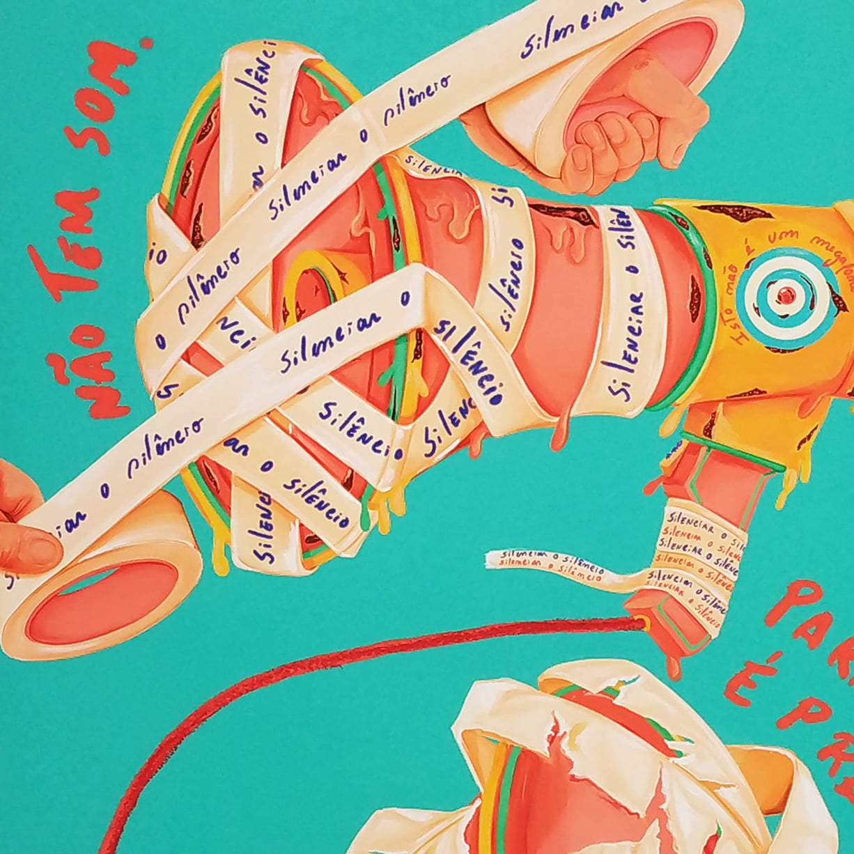 paradoxo-do-megafone-rita-ravasco-apaixonarte-2 detalhe megafone fita