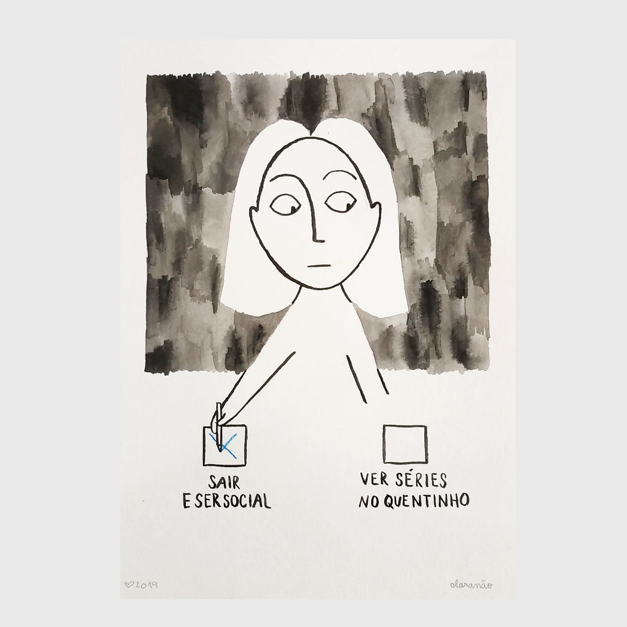 sair-e-ser-social-clara-nao-apaixonarte-1 cartoon estados de espirito