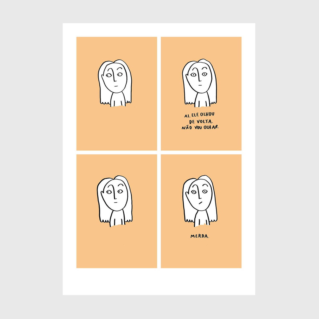 ai-ele-olhou-de-volta-clara-nao-apaixonarte-1 embarrassment