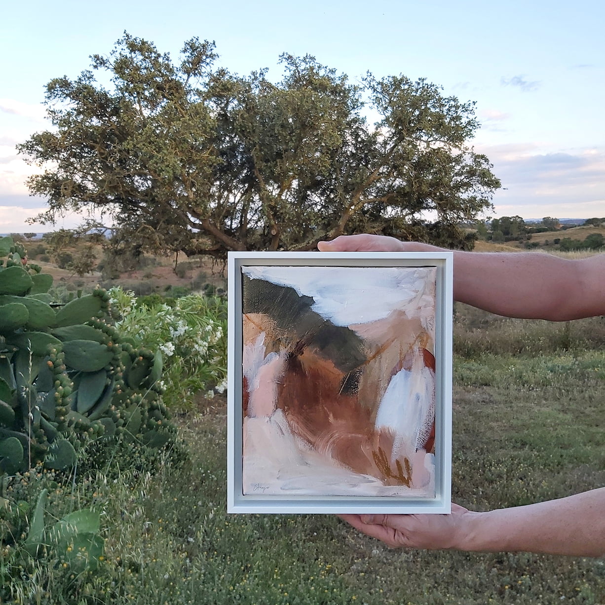 lost-in-the-valley-claudia-trongmo-1 paisagem pintura abstracta