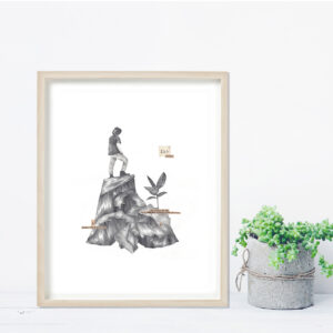 drawing pencil in frame