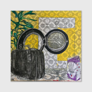 painting of washing machine