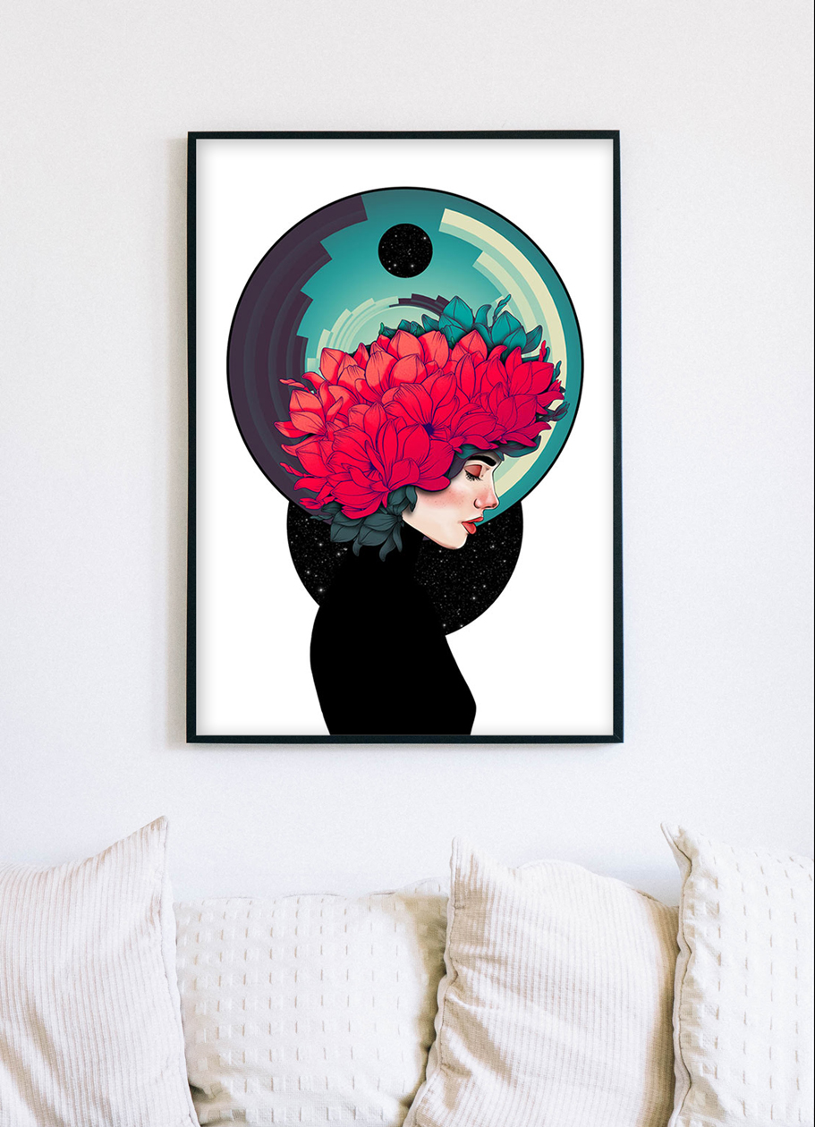 DreamWalker-FalcaoLucas-0 painting on a wall