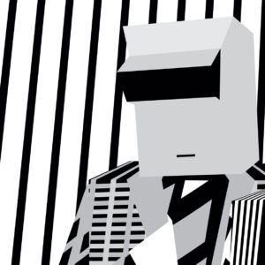 Daft Punk inspired vector art by David Sereno