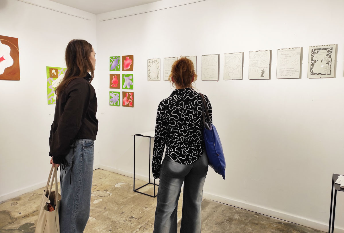 opening amargo's exhibition at Apaixonarte gallery