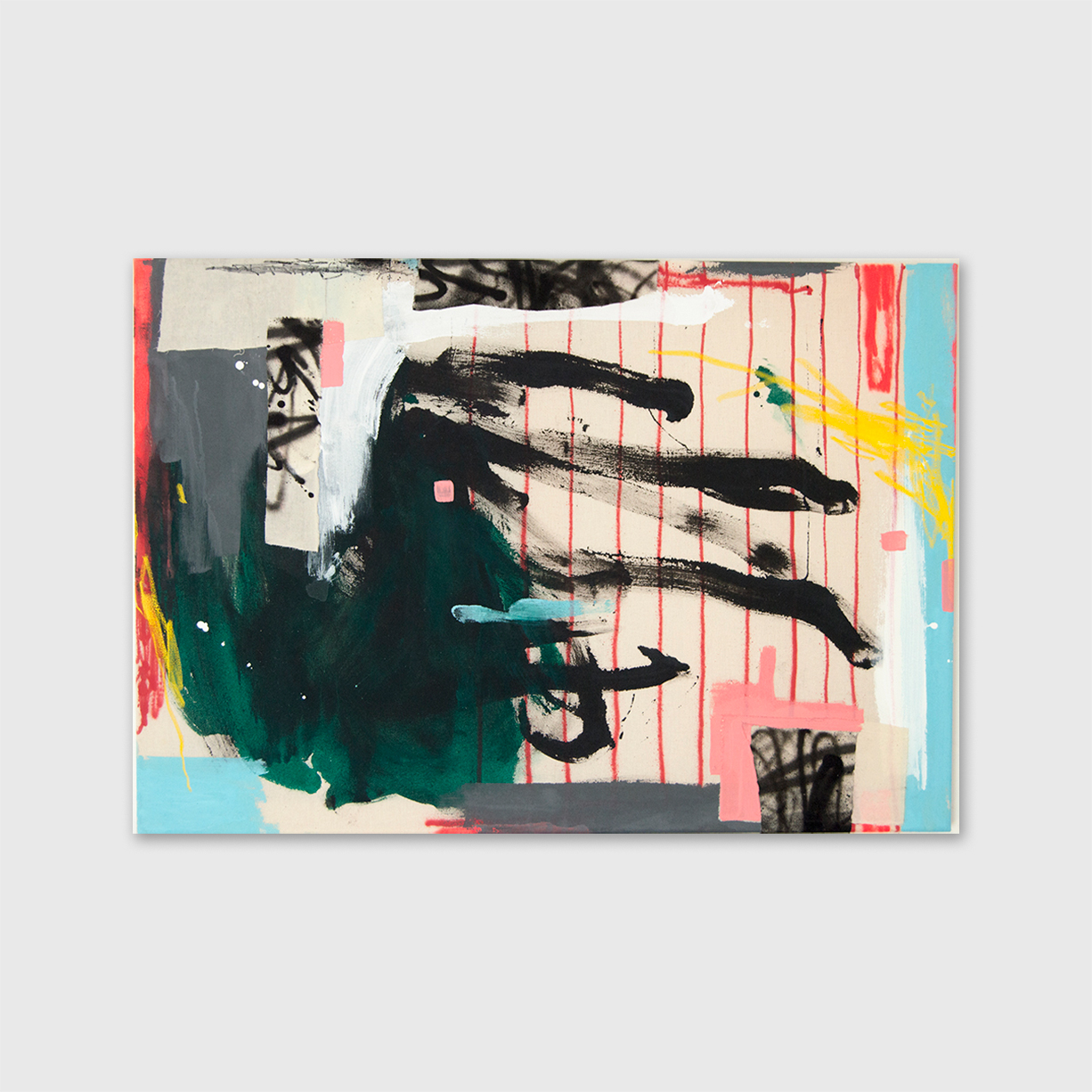 The-swarm-crash---TIago-Hesp---Apaixonarte Pintura abstracta por Tiago Hesp na galeria Apaixonarte