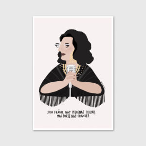 Amália Rodrigues illustration by Adriana Fontelas