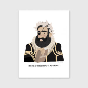 Retrato de Luís Vaz de Camões por Adriana Fontelas