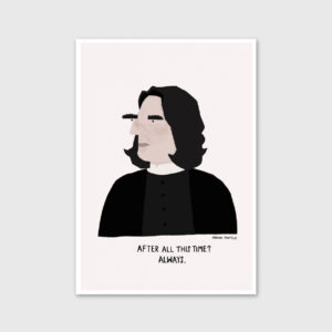 Severus Snape portrait by Adriana Fontelas