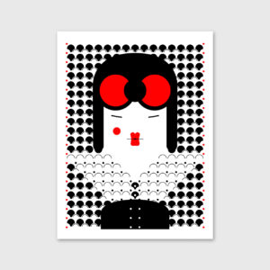 Gueisha vector art by David Sereno