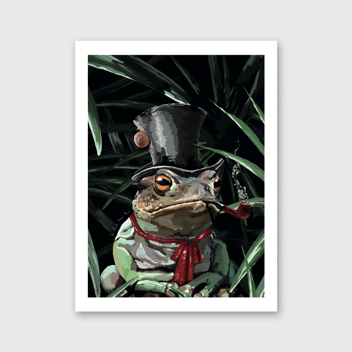 sapo-marita-apaixonarte01 Toad wearing a heat illustration by Marita