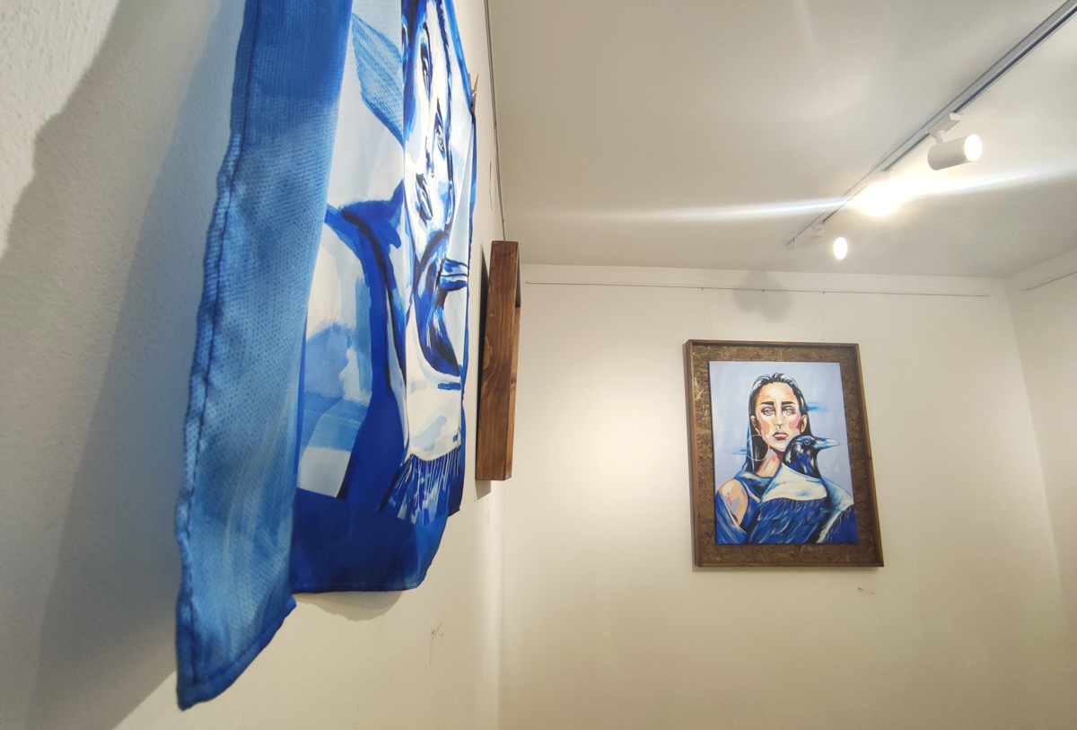 opening art exhibition moça sem pranto by marita at apaixonarte gallery