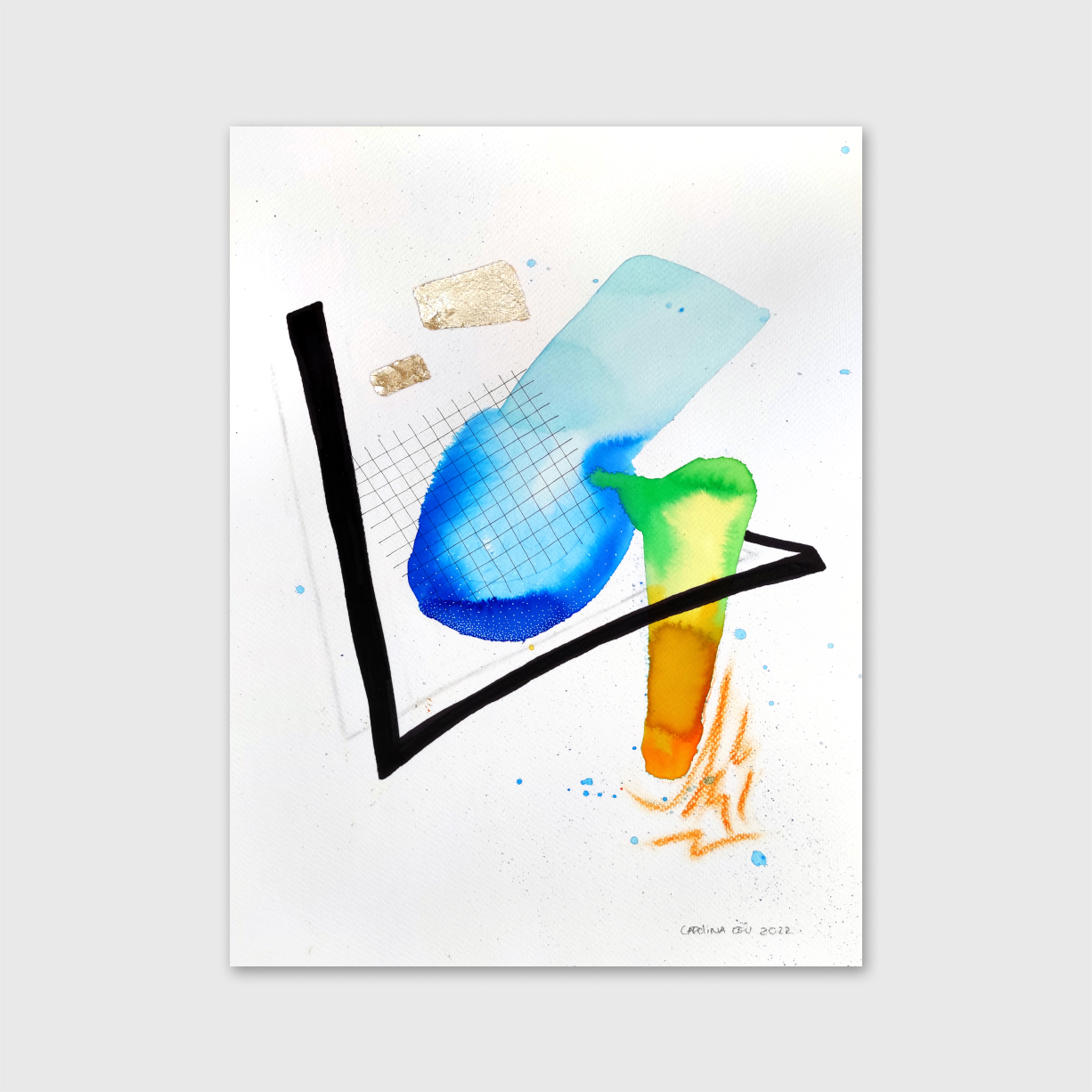 VazioI Pintura abstracta por Carolina Céu