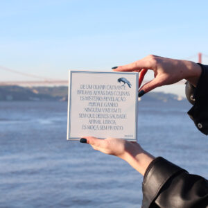 Someone holding a tile by Marita