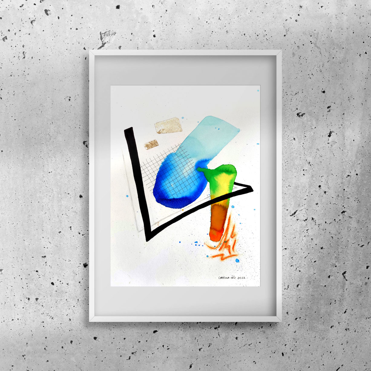 apaixonarte-carolina-ceu-VAZIO-I-01 Pintura abstracta por Carolina Céu