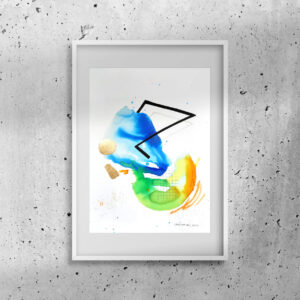 Abstract painting by Carolina Céu