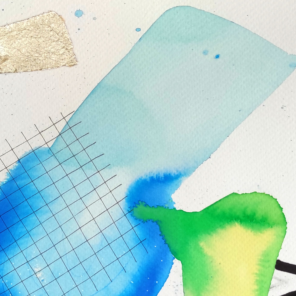 Pintura abstracta por Carolina Céu Abstract art by Carolina Céu