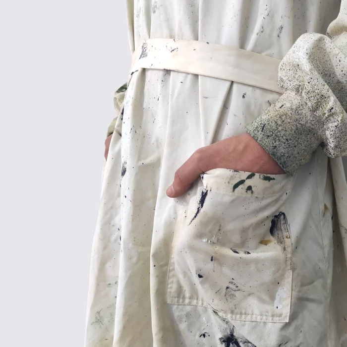 artists with clothing with acrylic ink