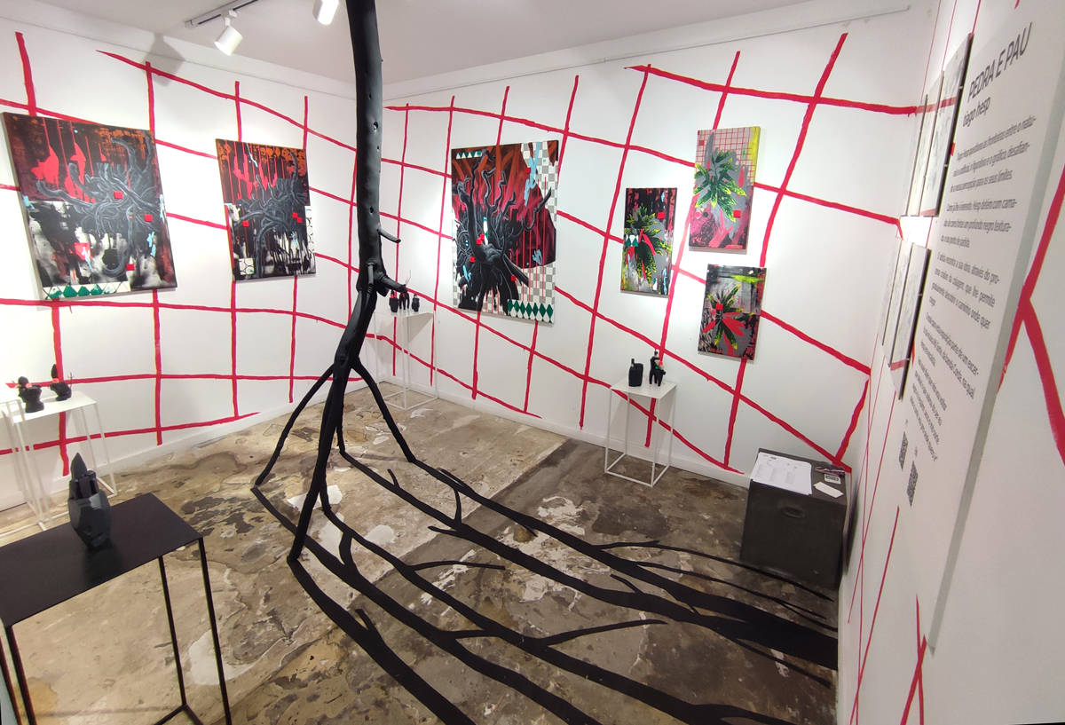 art exhbition made by tiago hesp for Apaixonarte gallery