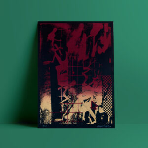 Risograph print by Tiago Hesp