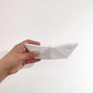 Ceramic paperboat