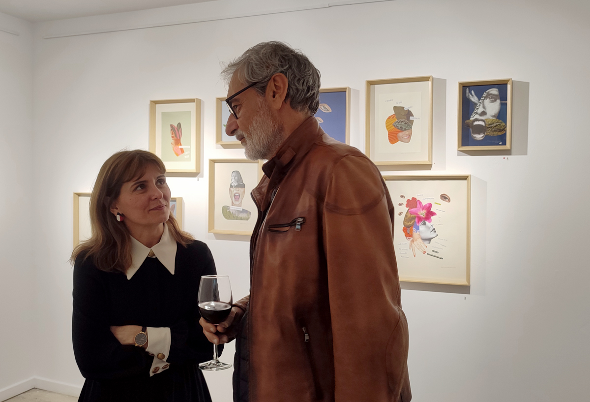 opening of maria melancolia's art exhbition at apaixonarte gallery