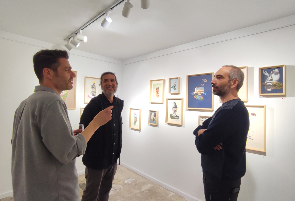 opening of maria melancolia's art exhbition at apaixonarte gallery