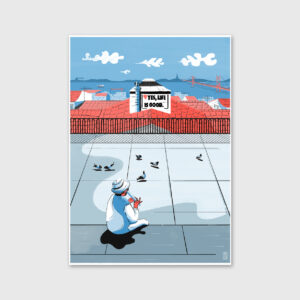 Illustration print by Ed Dingli