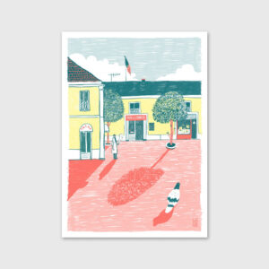 Illustration print by Ed Dingli