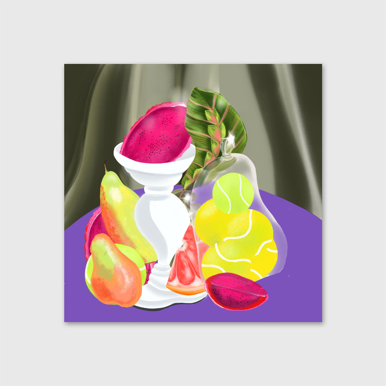 still-life-2-Ieva-Ragauskaite-apaixonarte-1 Illustration print by Ieva Ragauskaitė